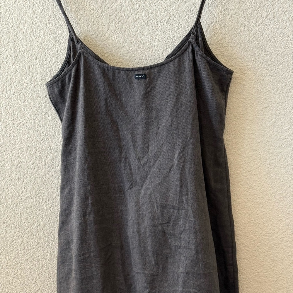 RVCA Women’s Dark Grey slip dress - Picture 5 of 10